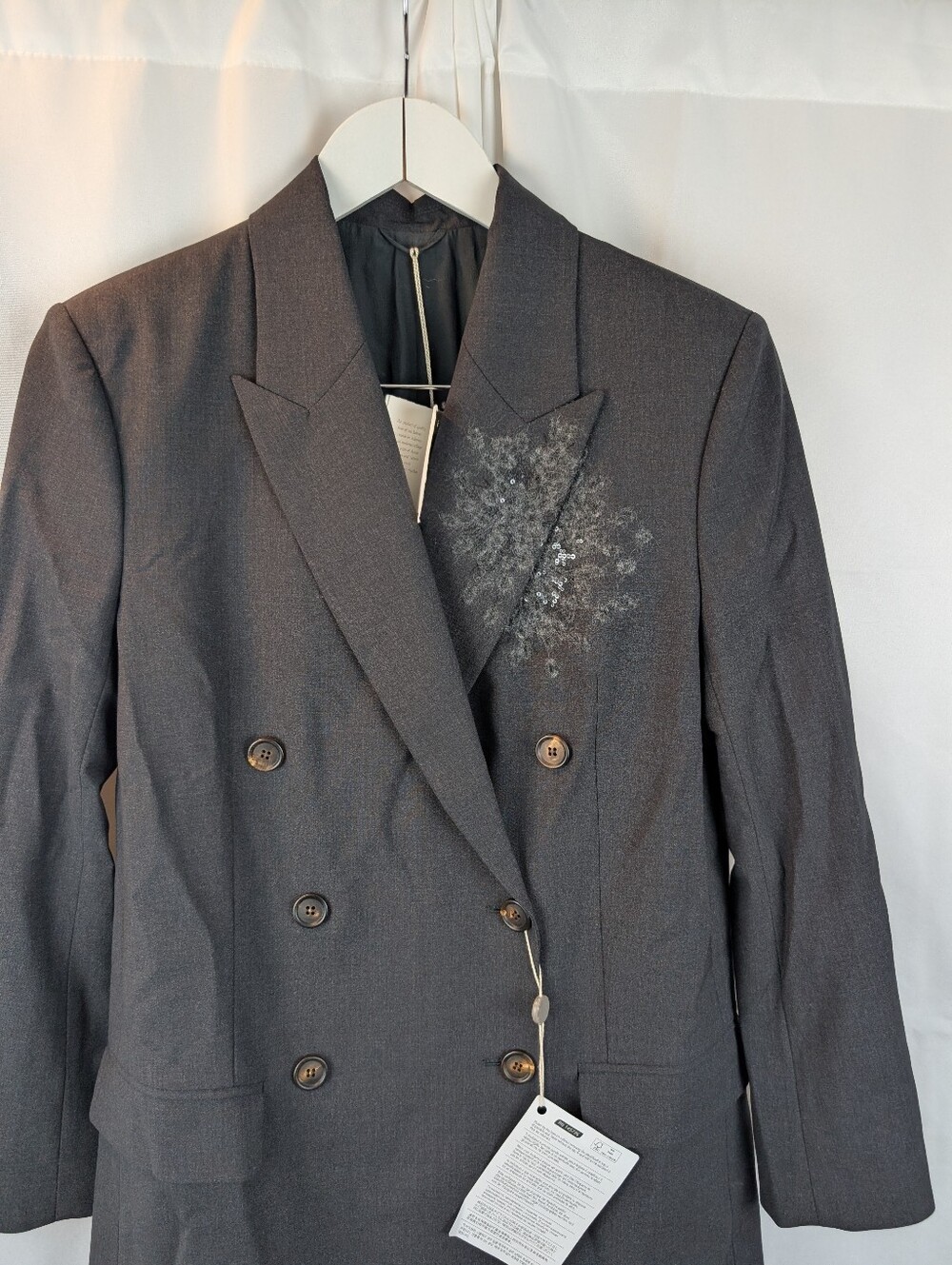 Brunello Cucinelli Tropical Luxury Wool Blazer size M(42) BNWT - Picture 10 of 13